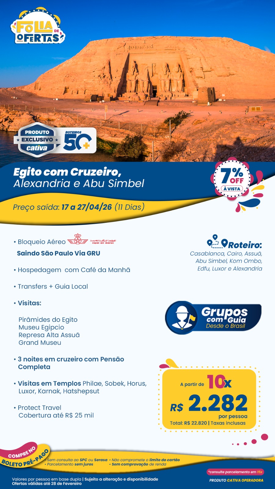 Egito cruzeiro 11d grupo abr26