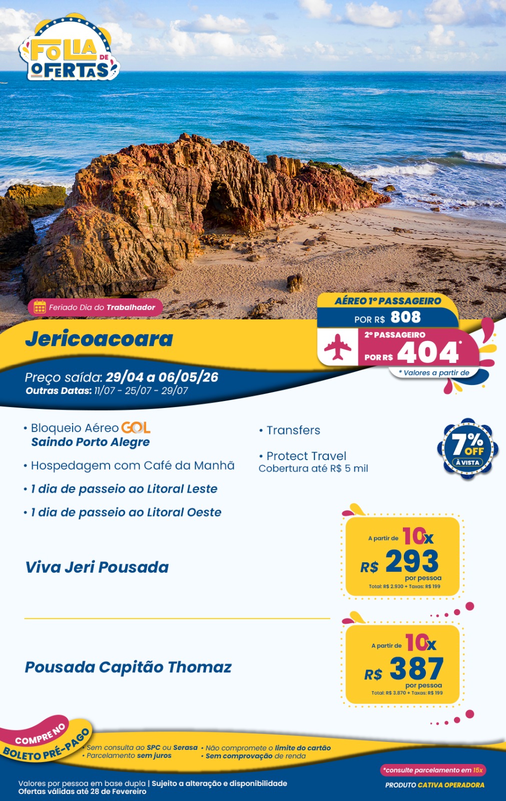 Jericoacoara 2pax 50%