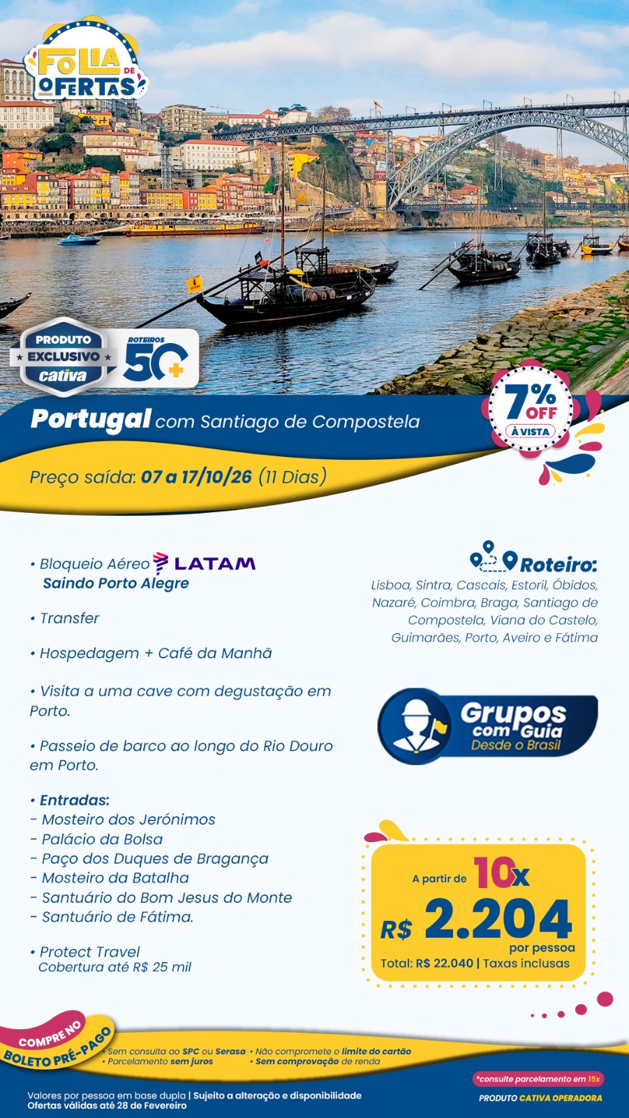 Portugal Compostela 11d grupo out26